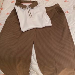 Izod Golf Classics pants and tee